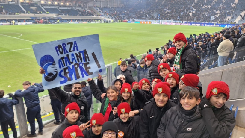 Esordienti 2013 al Gewiss Stadium per Atalanta-Club Brugge