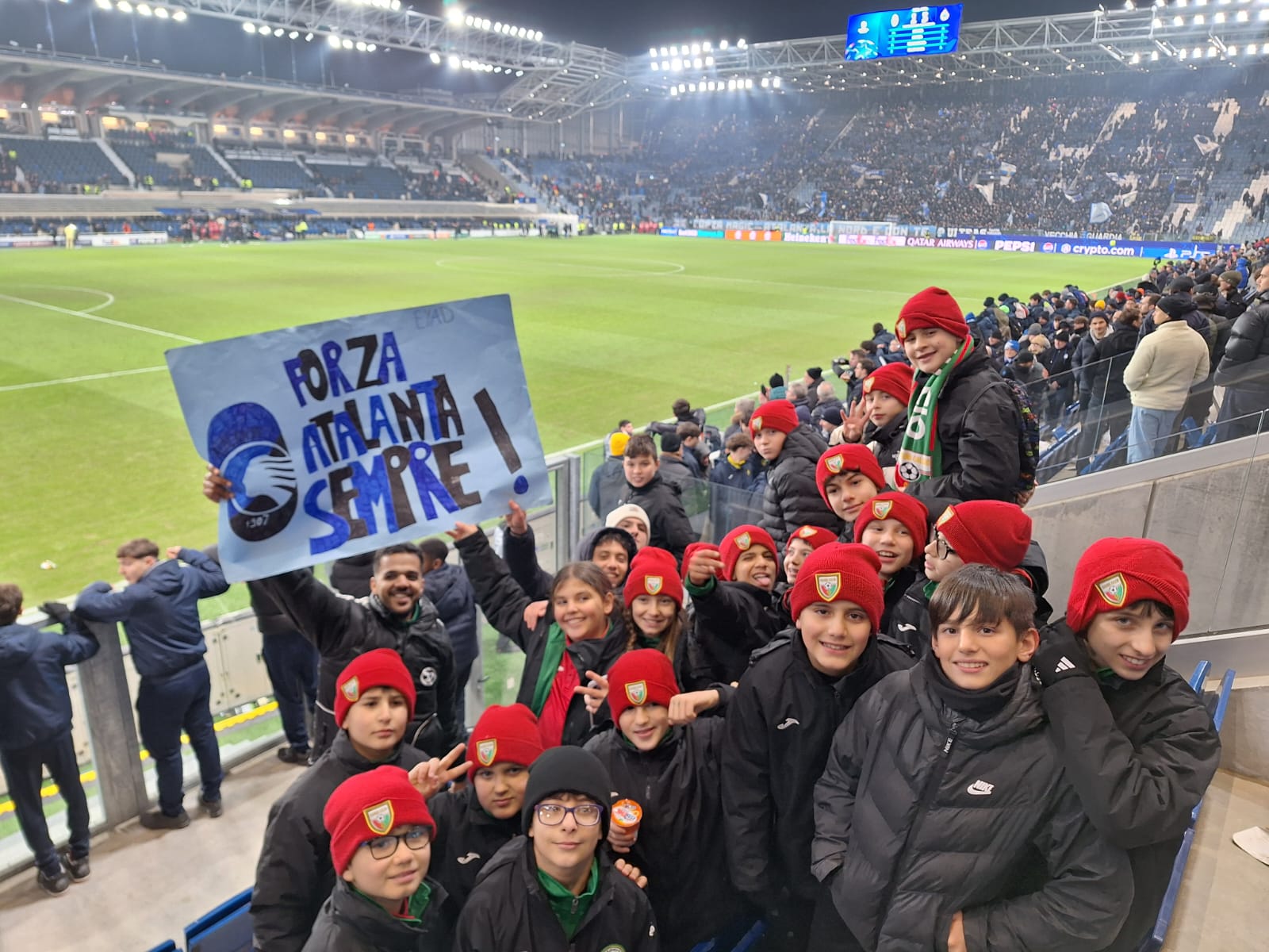 Esordienti 2013 al Gewiss Stadium per Atalanta-Club Brugge